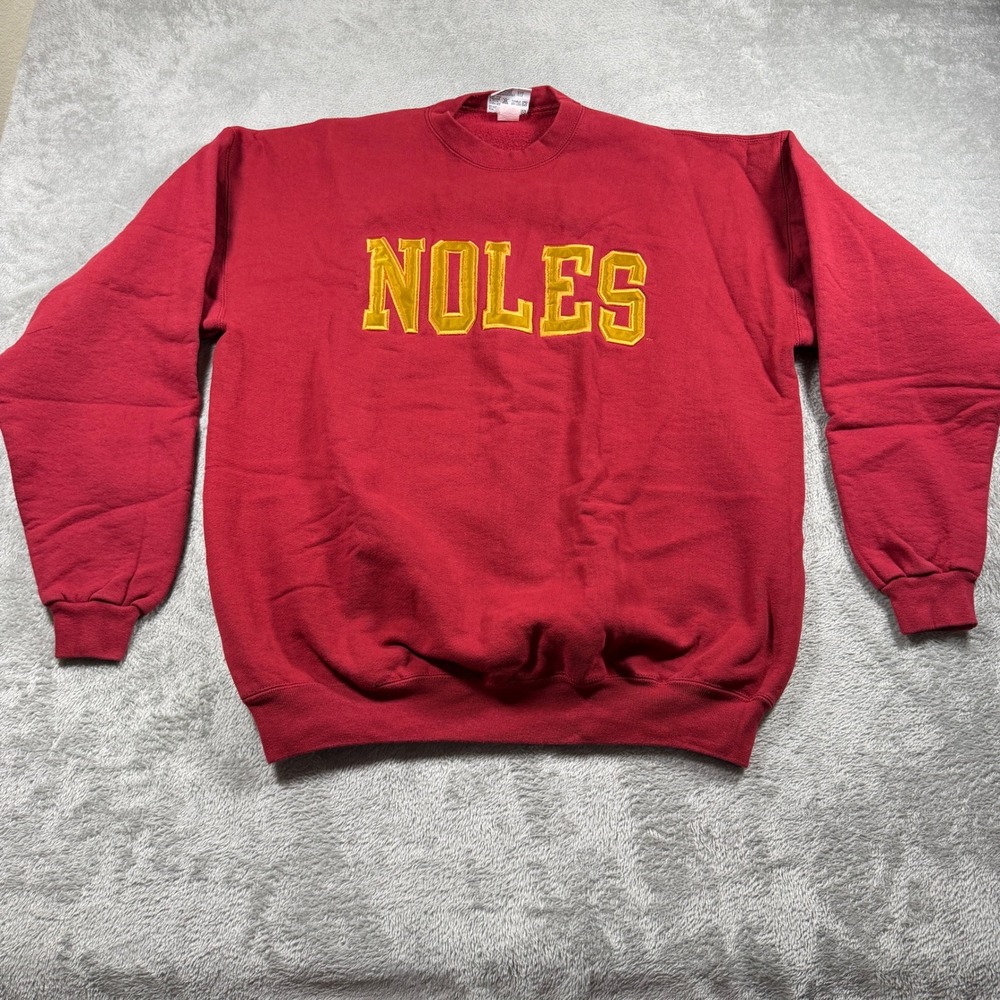 Vintage Florida State University FSU Sweatshirt Men 2XL Red Team Edition USA